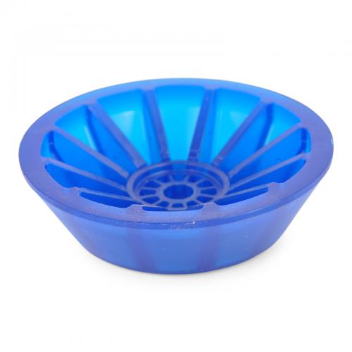 Blue Poly Vinyl Boat Trailer Bow Roller End Bells