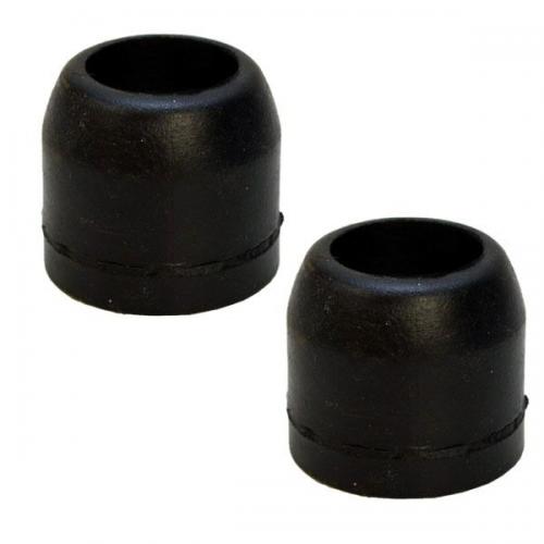 Black Rubber Boat End Cap Roller