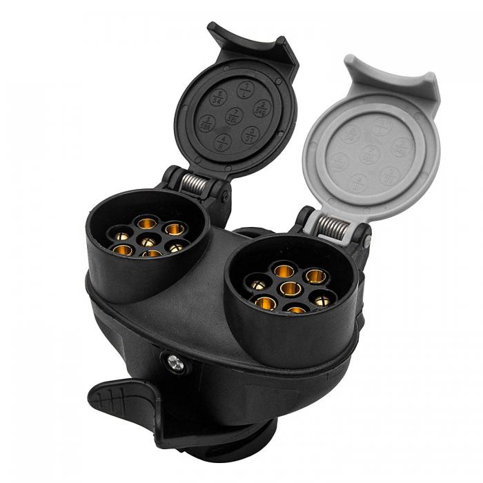 13 pin to 7 pin Car Trailer Truck Towbar Towing Socket Plug Adapter Converter