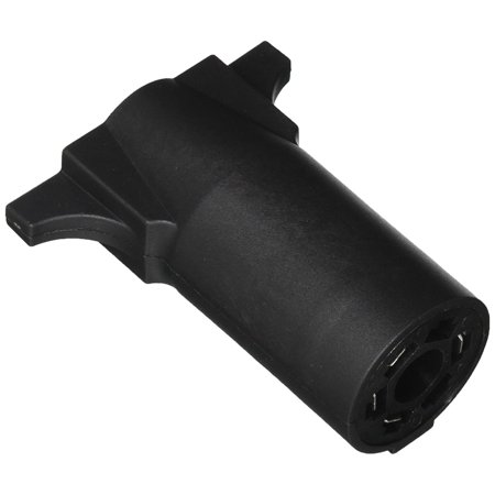 7 Way Round to 4 Way Pin Flat Blade Trailer Light Adapter Plug Connector