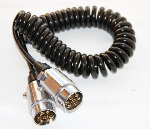 12V 7Pin Trailer Cable Coiled