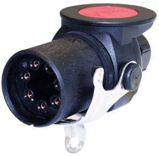 24V 5 Pin Locking Male Plug EU Power Generator Plug Connector