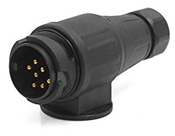 7 Pin Plastic Trailer Caravan Plug Adapter