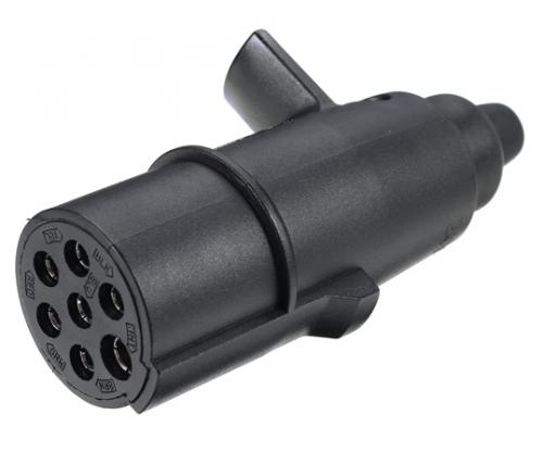 7 Pin 24V Trailer Plug N Type Wiring Adapter Connector Towing Bar Socket Plug