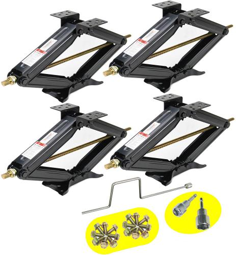 Trailer Stabilizer Leveling Scissor Jacks
