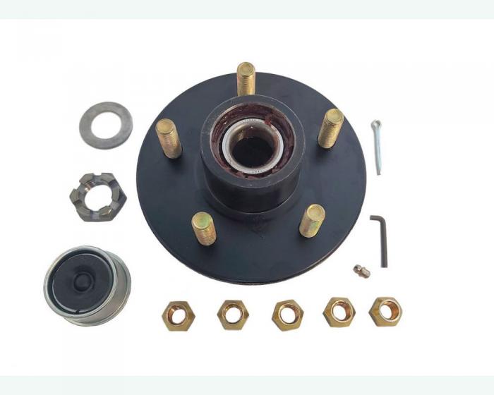 UFP By Dexter Trailer Hub – 5x4.5 Bolt Pattern, L68149 Bearings, 1-3/8" Straight Spindle, For Ranger Boat Trailers